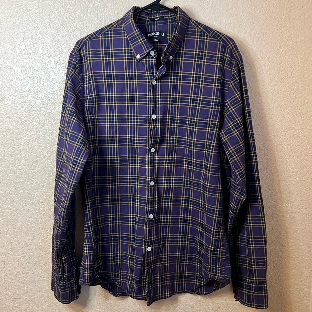 J. Crew Mercantile Flex Plaid Button-Up
